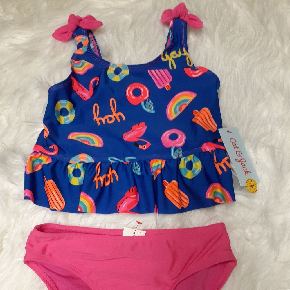 Cat and Jack girls  swimsuit